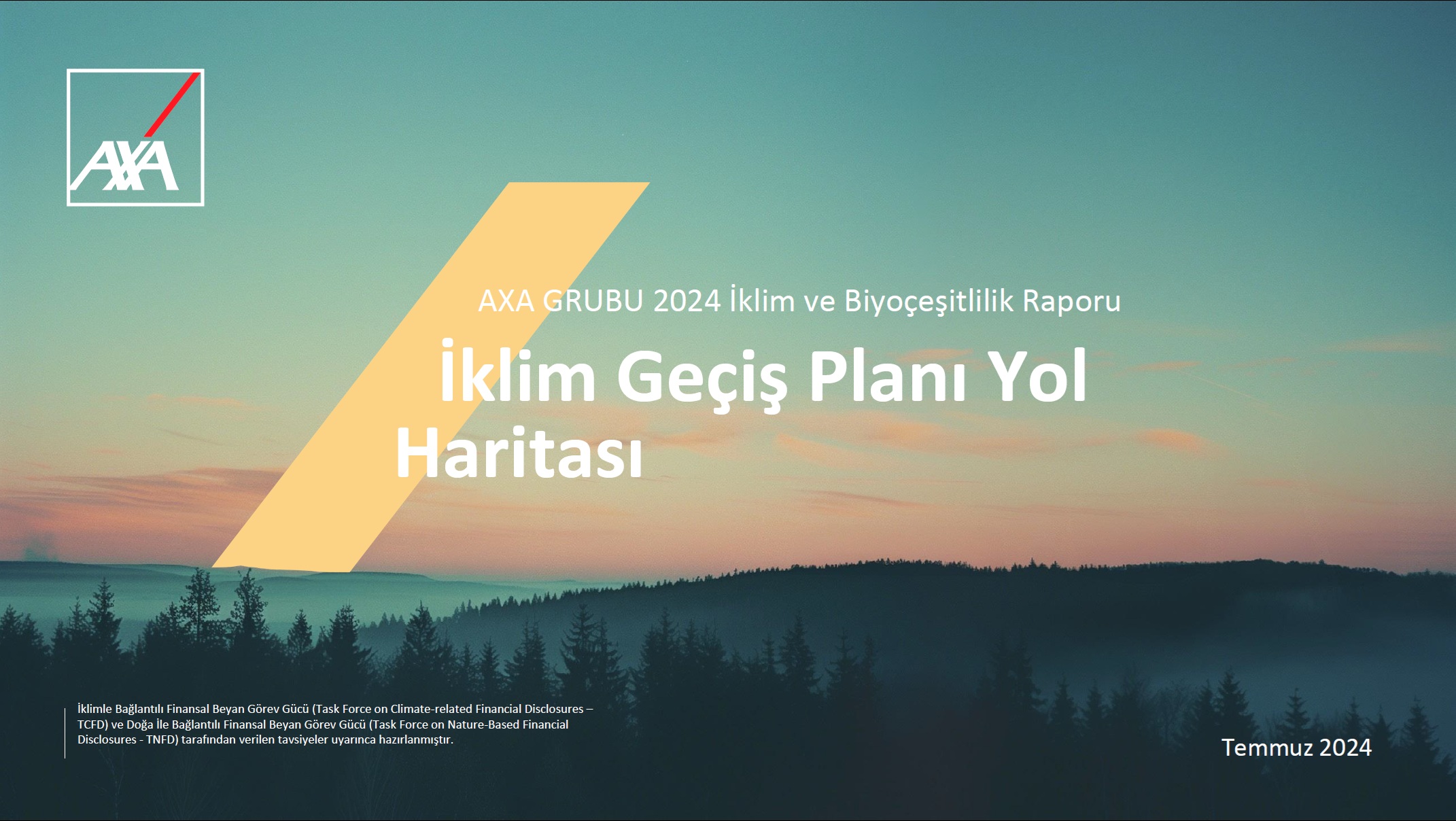 AXA İklim ve Biyoçeşitlilik Raporu 2024